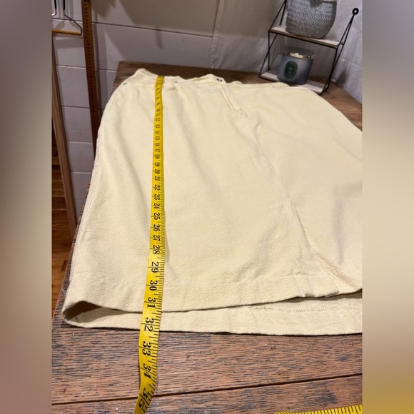 LORI MICHAELS for CLAIRE FRANCE – Size 18 – Vintage Yellow Denim Skirt - Picture 5 of 8